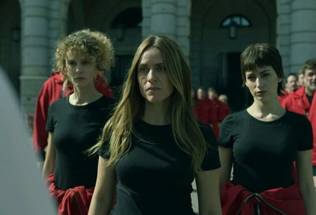 Изображение из 5 сезона сериала Бумажный дом